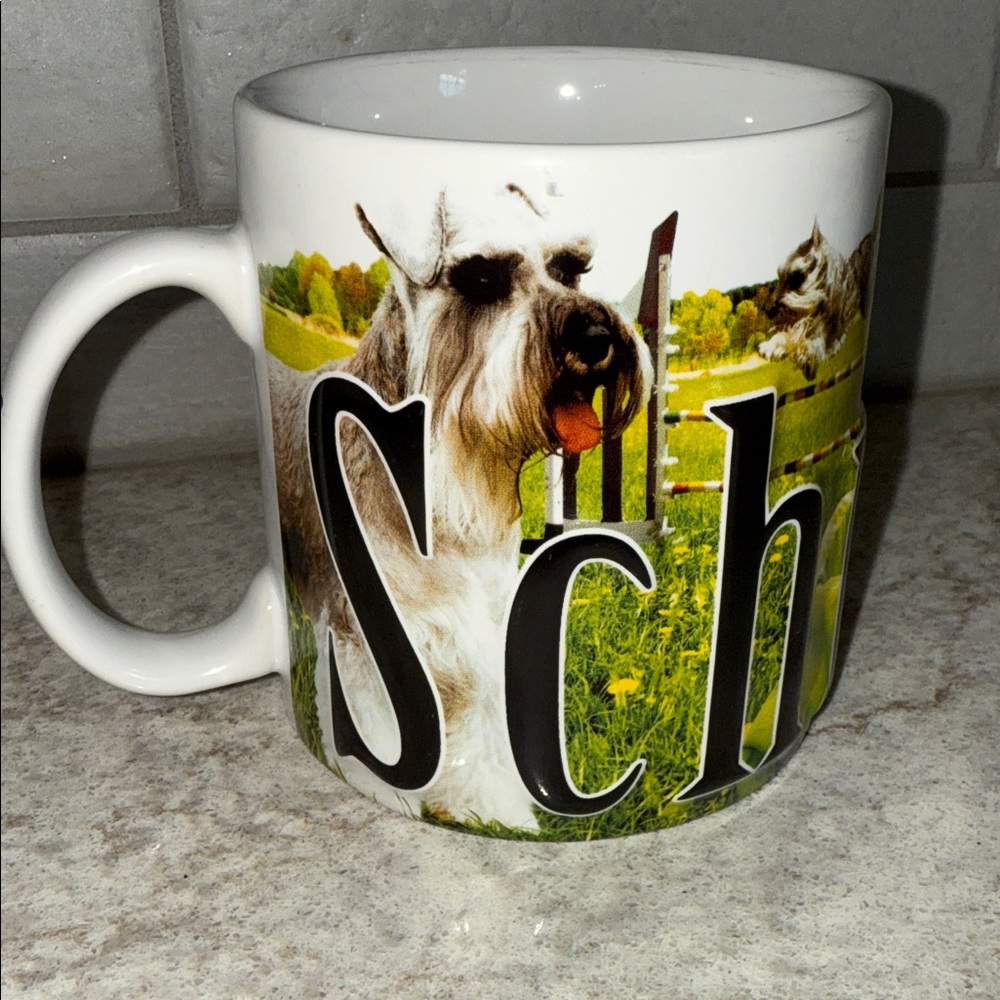 Americanware schnauzer large coffee tea drinking mug cup dogs Pet textured 20 oz